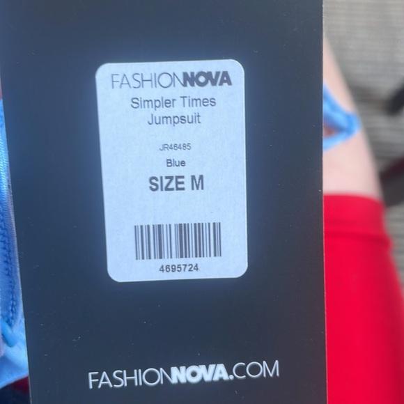 FASHION NOVA SIMPLER TIMES JUMPSUIT - Picture 4 of 4